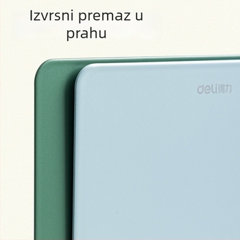 Deli metalni stolni držač knjiga – set od 2 komada, 7 inča, debeo i velik, kreativan dizajn