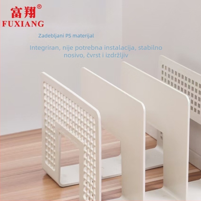 Fuxiang trostruki stalak za knjige i dokumente, ojačani veliki stolni organizator