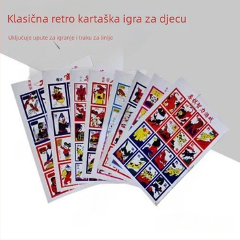 Dječja stolna kartaška igra: vojni šah i šah životinja, nostalgični strani crtani filmovi iz 80-ih i 90-ih