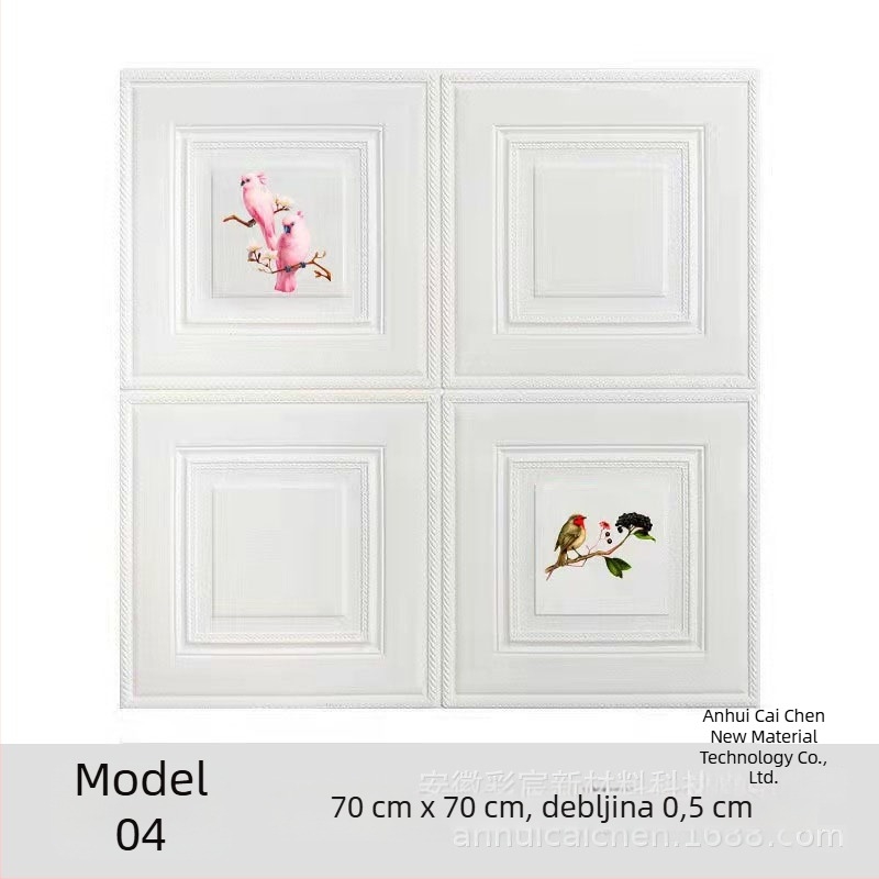 Samolijepljivi 3D zidni mural za dnevni boravak – naljepnica na zid u stilu tapeta, pozadina televizora