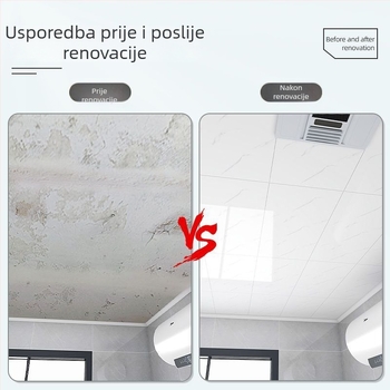 Samoljepljiva stropna tapeta s mramornim pozadinom — vodootporna i otporna na vlagu obloga za renovaciju