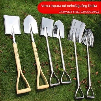 Lopata za vrt od nehrđajućeg čelika za kopanje i sadnju
