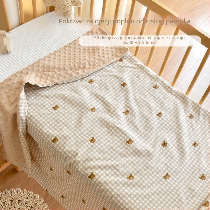 Navlaka za pokrivač od 100% pamuka za bebe i djecu, periva