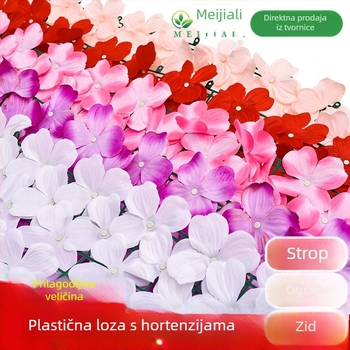 Teleskopski umjetni zeleni panel za balkon s mrežom od lišća i izgledom ratana