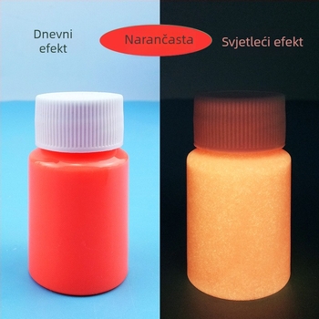 Svijetla fluorescencijska boja, visoko-koncentrirana vodotopiva akrilna boja za dječje crtanje s motivom medvjedića