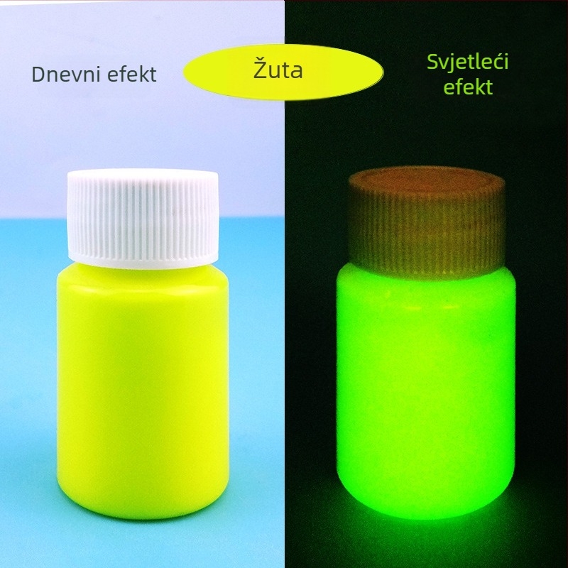 Svijetla fluorescencijska boja, visoko-koncentrirana vodotopiva akrilna boja za dječje crtanje s motivom medvjedića