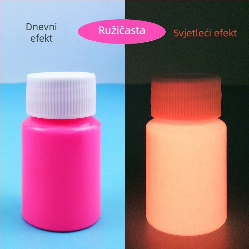 Svijetla fluorescencijska boja, visoko-koncentrirana vodotopiva akrilna boja za dječje crtanje s motivom medvjedića