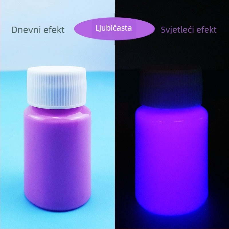 Svijetla fluorescencijska boja, visoko-koncentrirana vodotopiva akrilna boja za dječje crtanje s motivom medvjedića