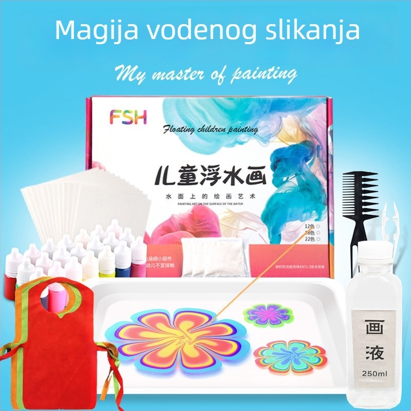 Dječji set akvarela za početnike – 6-22 boje, materijali za slikanje