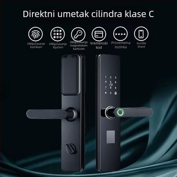 Pametna brava za kućna vrata s otiskom prsta i kodom