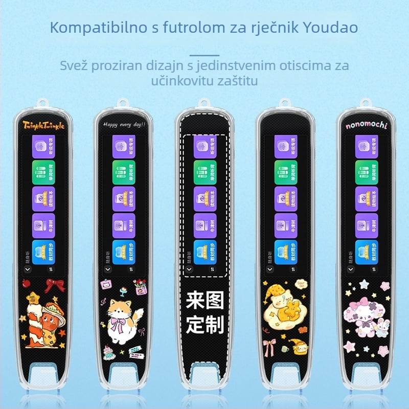 Prozirna futrola Xuanyue za S6 Pro NetEase Youdao prijevodno pero — otporno na padove, slatko i prilagodljivo