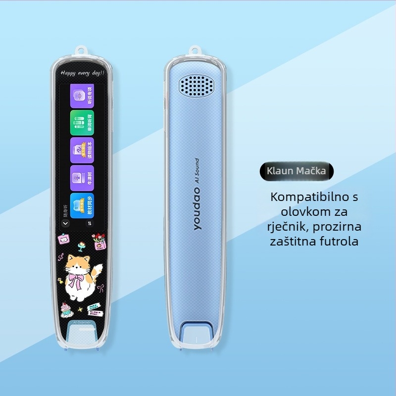 Prozirna futrola Xuanyue za S6 Pro NetEase Youdao prijevodno pero — otporno na padove, slatko i prilagodljivo