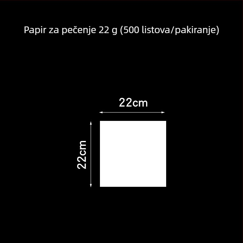 40×60 cm papir za pečenje, otporan na masnoću, apsorbira masnoću, za prženje