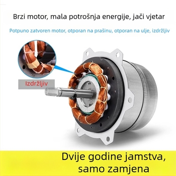 Kuhinjski ventilator za ispuš zraka, prozorsko ugradbeni, 12 inča, snažan i tih zidni ventilator
