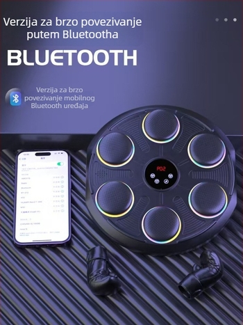Bluetooth boksački cilj za zid – oprema za trening za odrasle i djecu