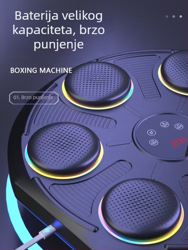 Bluetooth boksački cilj za zid – oprema za trening za odrasle i djecu
