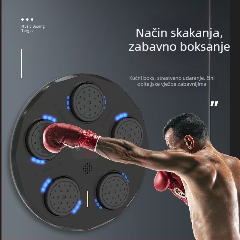 Bluetooth boksački cilj za zid – oprema za trening za odrasle i djecu