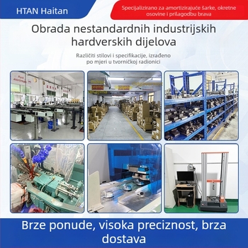 Haitan MS739 brava za ormarić, crna plastika, ugrađena, s kopčom i povlačnim prstenom, za vrata ambulante, brodska i skladišna vrata