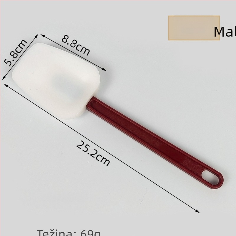 Otpornu na temperaturu poluprozirnu špatulu s integriranom PP drškom, silikon za kremu, sladoled i pečenje kolača.