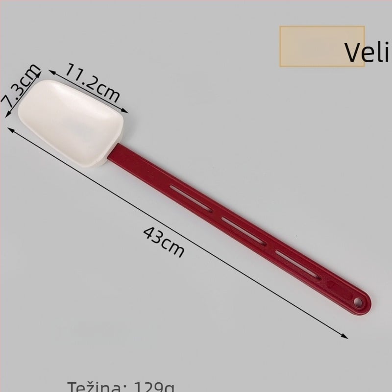 Otpornu na temperaturu poluprozirnu špatulu s integriranom PP drškom, silikon za kremu, sladoled i pečenje kolača.