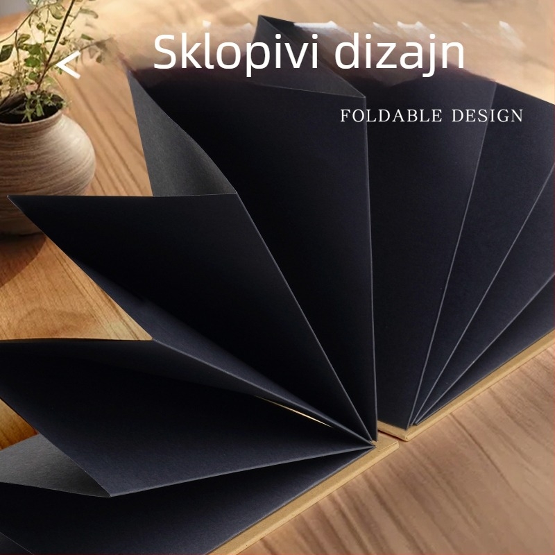 DIY fotoalbum s harmonikom, 3D knjiga, ručno izrađeni prazan album za parove i prijatelje, kreativni poklon za uspomene