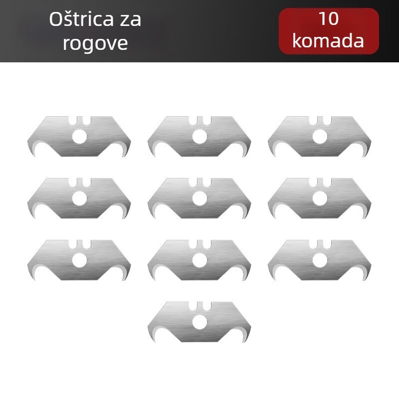 Teški legirani višenamjenski nož, sklopni, nož za tapete, alat za skidanje izolacije kablova, rezač papira.