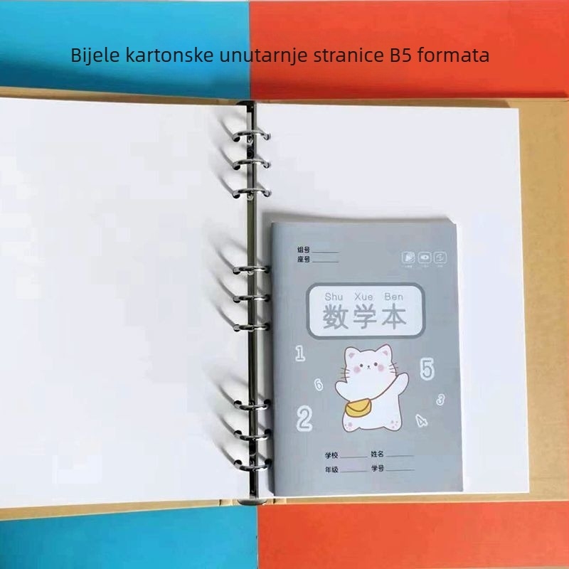 Spomenar za razred – završni album za vrtić i školu, uspravni format, veličine A4/A5/B5, bijeli karton za crtanje, DIY