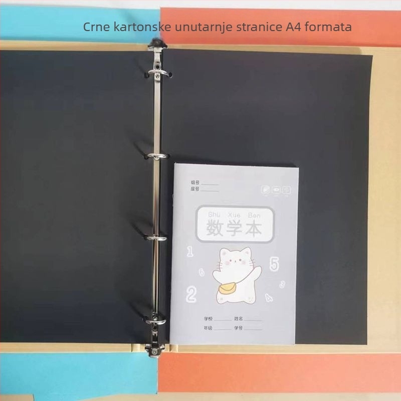 Spomenar za razred – završni album za vrtić i školu, uspravni format, veličine A4/A5/B5, bijeli karton za crtanje, DIY