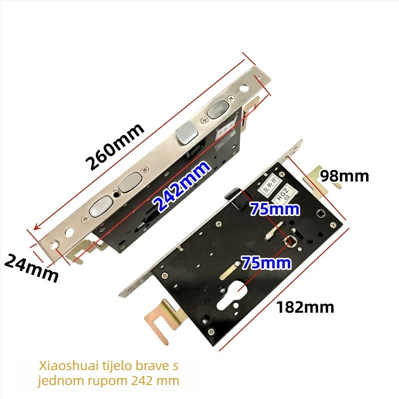 Bo Qiang Panpan Spring tijelo brave za ulazna vrata, 11 zubi, tip 14, 260×24 mm