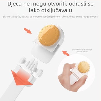 Dječji sigurnosni brava za ladice i ormari – zaštita beba, sprječavanje pritiskanja prstiju