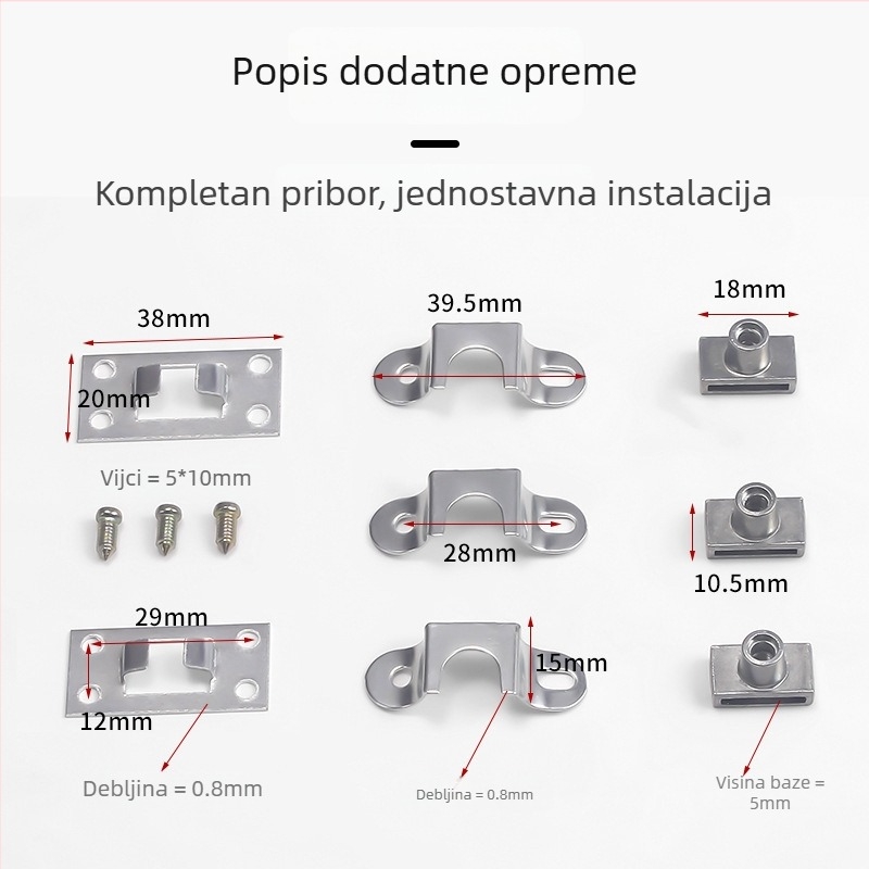 Metalni ormar za dokumente s tri ladice, međusobnim zaključavanjem