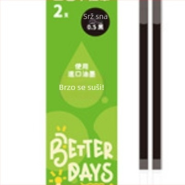 Trobojno gel pero s modularnim dizajnom 3-u-1 za bilješke i ispravljanje grešaka