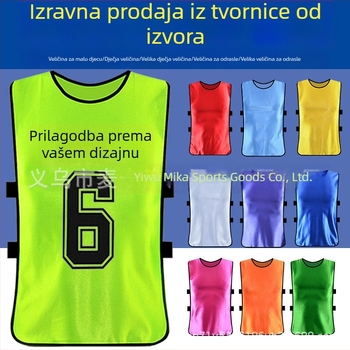 Dječji set za nogometnu trening s vestom s logotipom i timskom odjećom