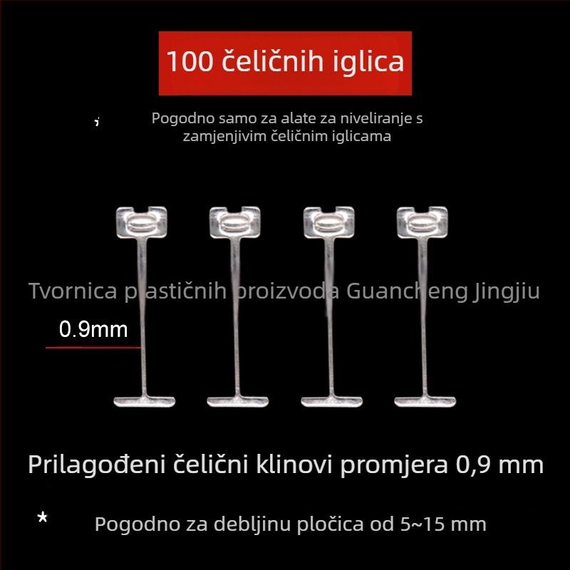 Deblji niveler za pločice s zamjenjivom iglom – ponovna uporaba