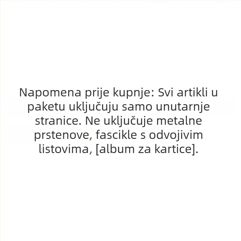 A5 foto-album za kartice sa šest otvora, kompaktnim karticama stranicama s 67 rupa, mreža od 3 inča s četiri ćelije i dvije ćelije, prozirni dvostrani dijeljivač stranica