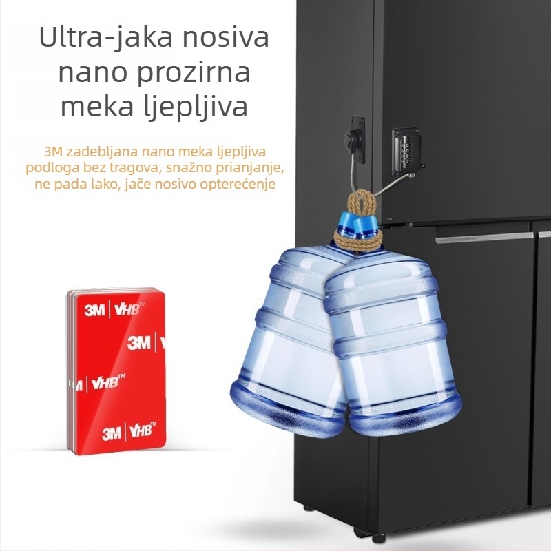 Brava bez bušenja s lozinkom za hladnjake, ormariće, ladice i klizna vrata – zaštita od krađe, dječja zaštita