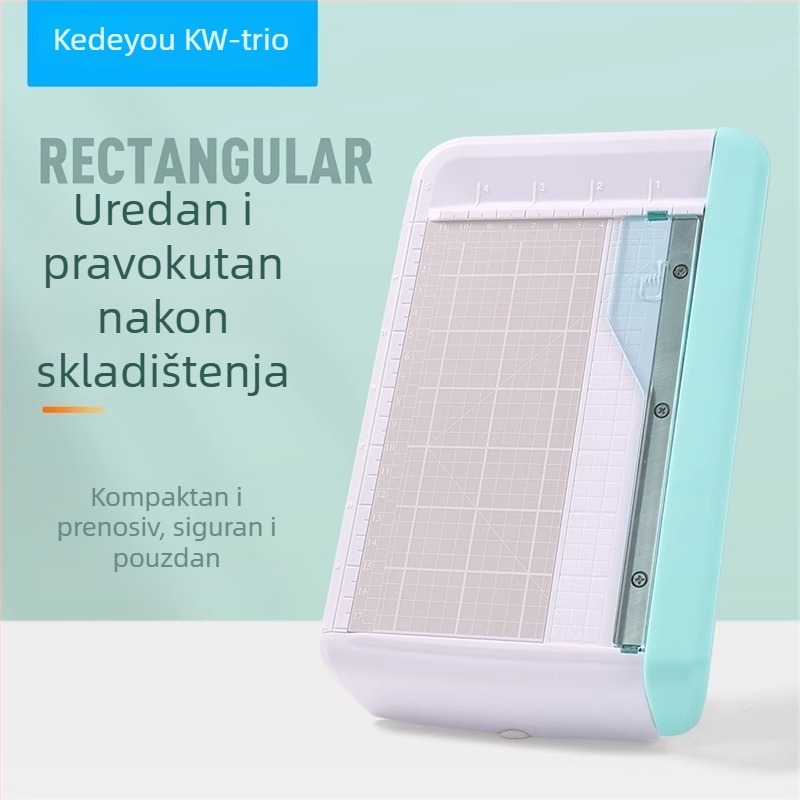 Kompaktni alat za rezanje fotografija i vizitki, prijenosni rezač papira, mala mašina za rezanje
