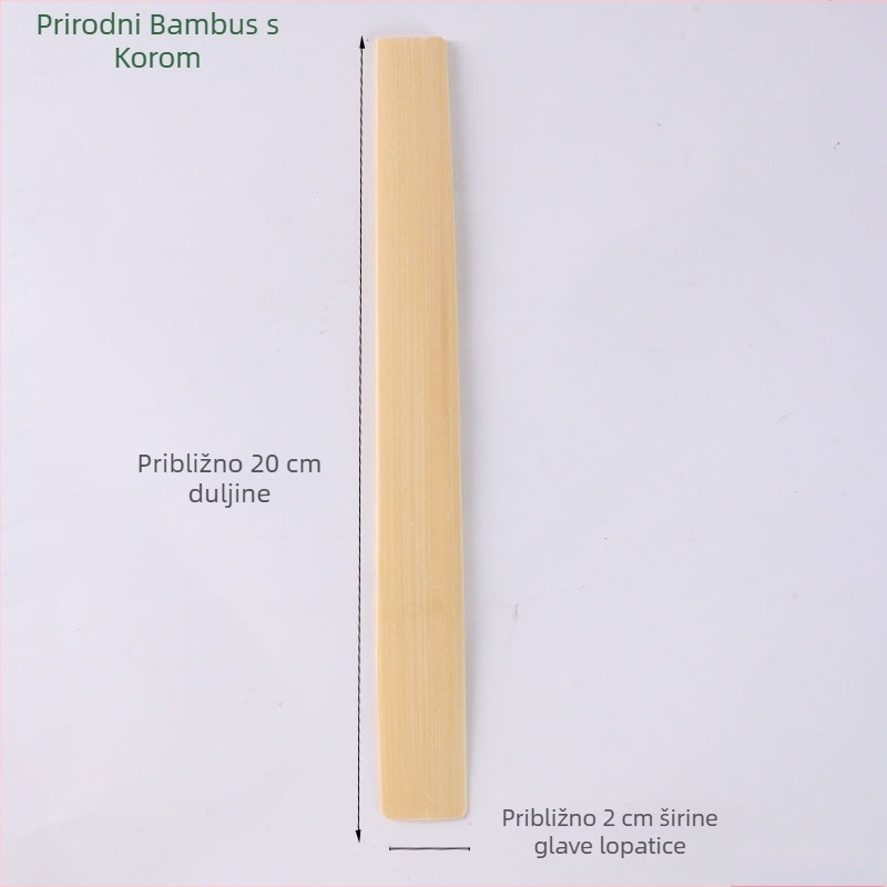 Bambusova žlica za punjenje malih wontona i dumplinga, bambus štapić za nabiranje i miješanje