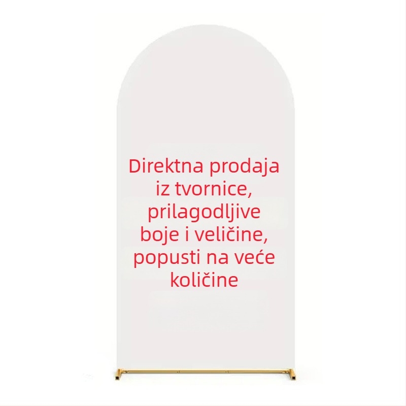 Elastična tkanina za arku za vjenčanja i proslave, metalni luk, U-oblik polukruga