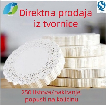 Papir za upijanje masnoće za pečenje, podloga za kolače i pizzu, 250 listova
