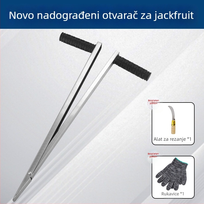 Veliki debeli alat za koriranje jackfruita, nehrđajući čelik, nož za uklanjanje jezgre i dijeljenje