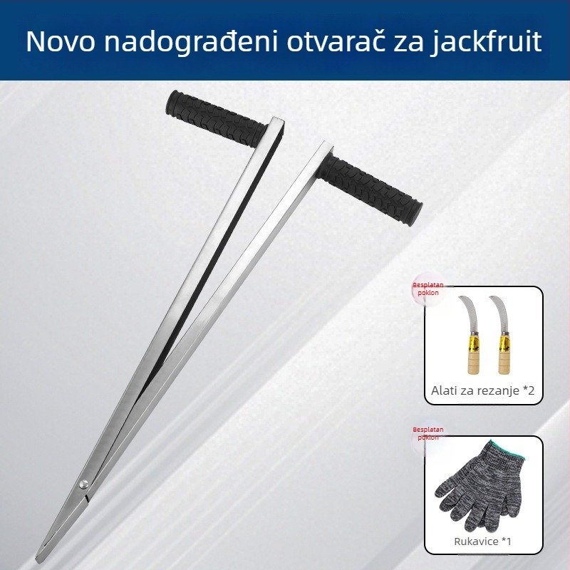 Veliki debeli alat za koriranje jackfruita, nehrđajući čelik, nož za uklanjanje jezgre i dijeljenje