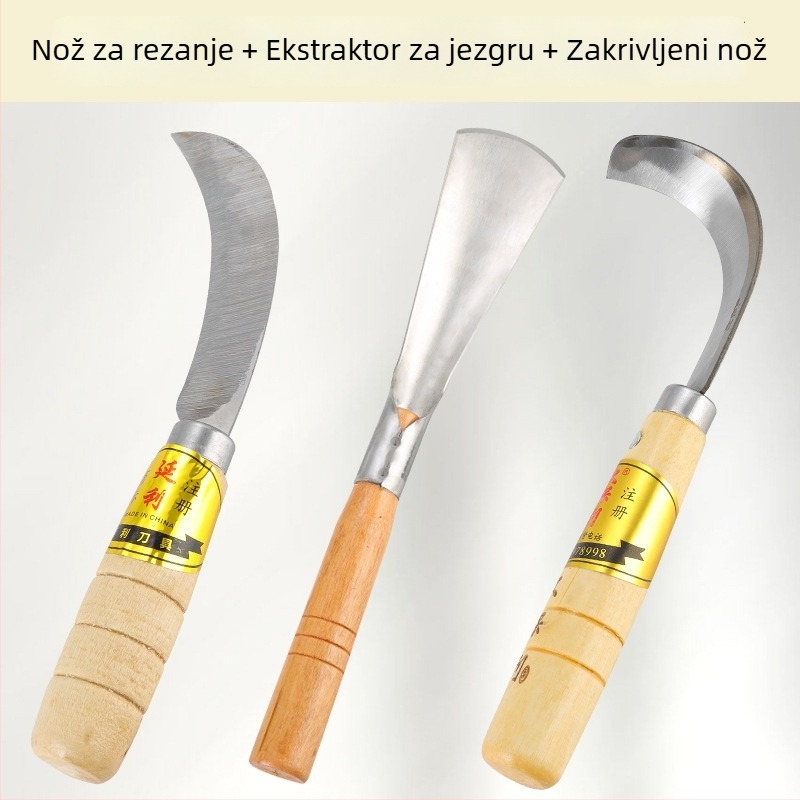 Veliki debeli alat za koriranje jackfruita, nehrđajući čelik, nož za uklanjanje jezgre i dijeljenje