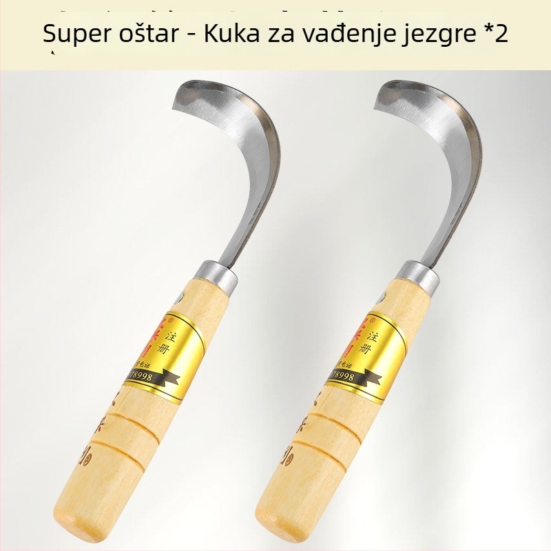 Veliki debeli alat za koriranje jackfruita, nehrđajući čelik, nož za uklanjanje jezgre i dijeljenje