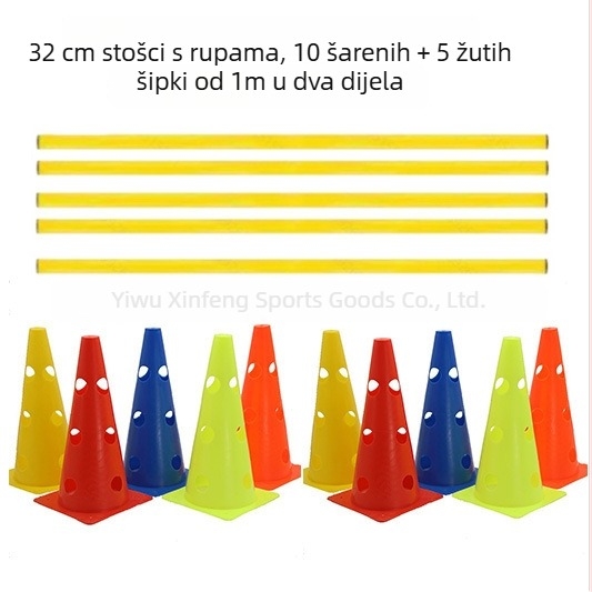 Set prepreka za pse za agilnost: prsteni za skok, tunel i pregrade