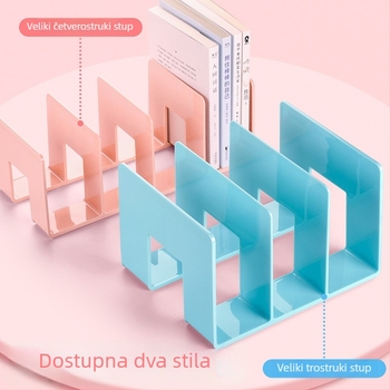 PET podijeljeni stolni regal za knjige s više pretinaca