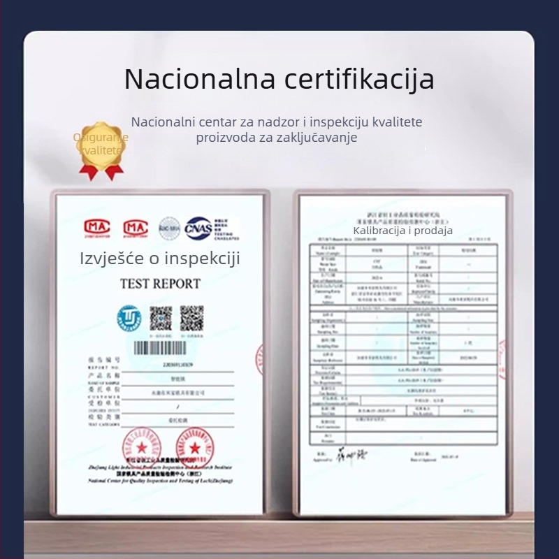 3D prepoznavanje lica, pametna brava s aplikacijom za daljinsko upravljanje, pristup otiskom prsta ili lozinkom, zaštita od krađe