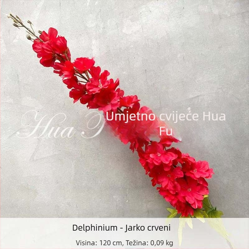 Umjetni cvjetovi za uređenje svadbene dvorane, dugi stabljike, razne boje, na veliko