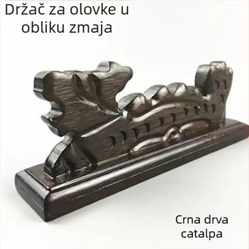 Držač za olovke i držač četkica od masivnog drveta - planinski dizajn Pet Prstova Vrh