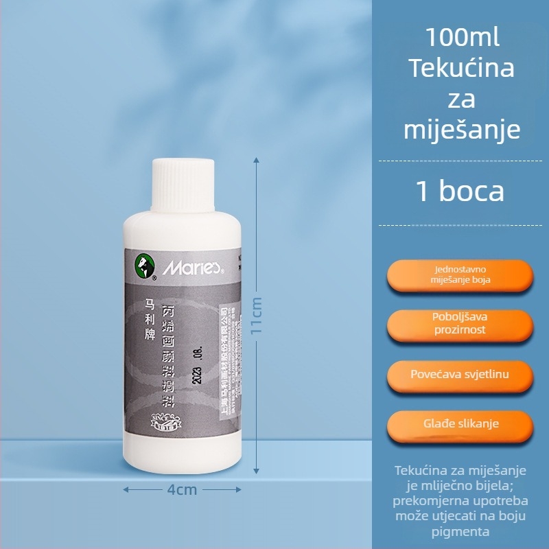 Marie’s tekućina za miješanje akrila, 100 ml, medij i razrjeđivač za akrilno slikanje i glaziranje